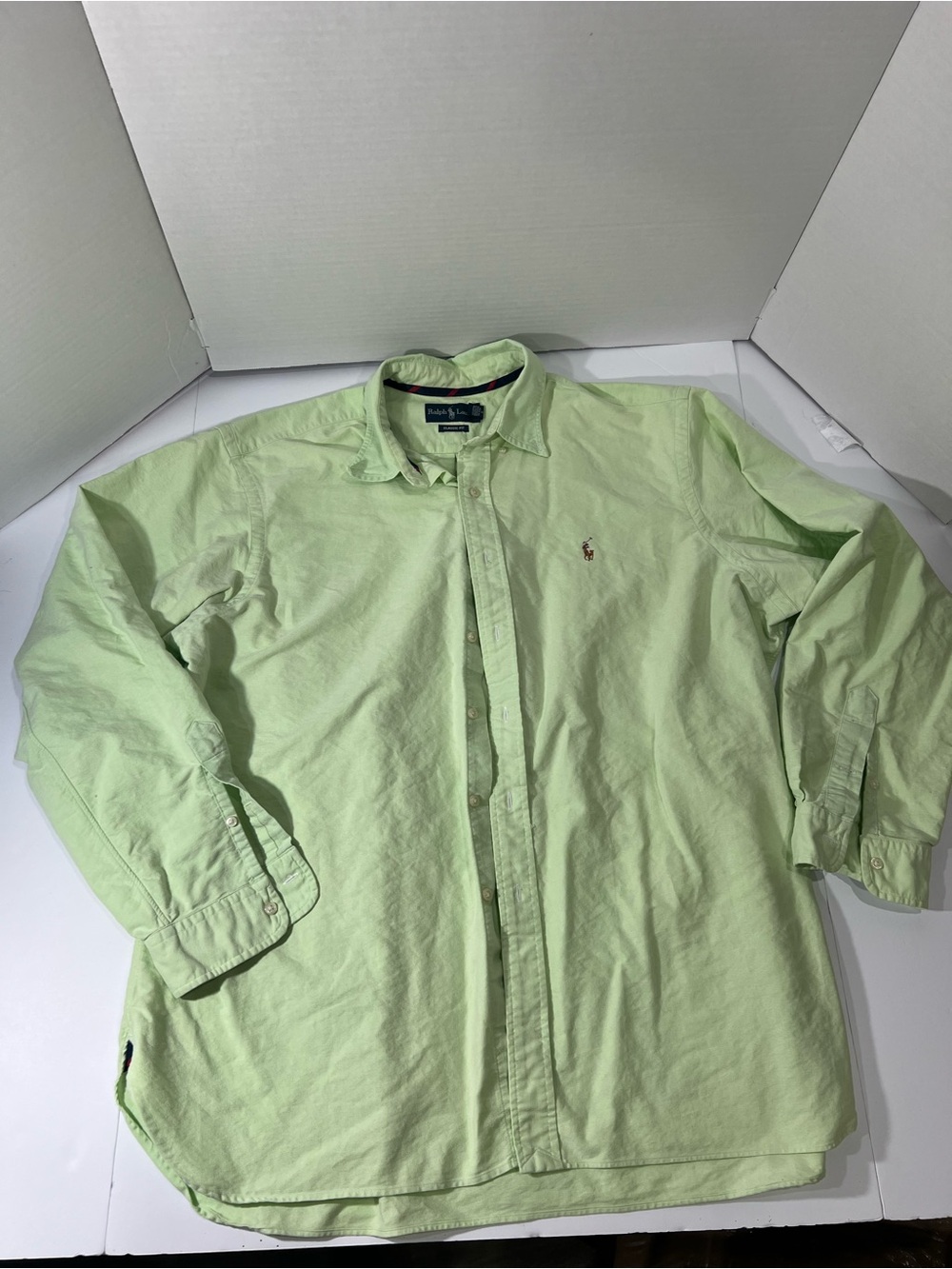 Ralph Lauren Men’s Classic Fit Button Up Long Sleeve Shirt XXL